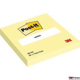 Bloczek_samoprzylepny POST-IT (654), 76x76mm, 1x100 kart., żółty