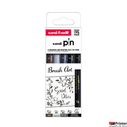 Cienkopis PIN 200, ZESTAW 5 SZT_BRUSH_ART