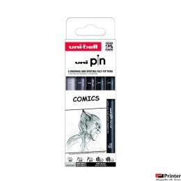 Cienkopis PIN 200, ZESTAW 5 SZT_COMICS