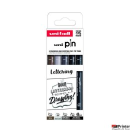 Cienkopis PIN 200, ZESTAW 5 SZT_LETTERING