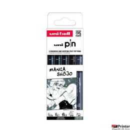 Cienkopis PIN 200, ZESTAW 5 SZT_MANGA_SHOJO