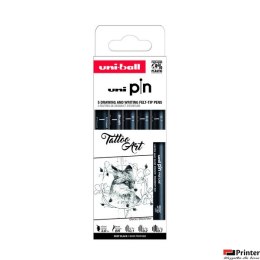 Cienkopis PIN 200, ZESTAW 5 SZT_TATTOO_ART