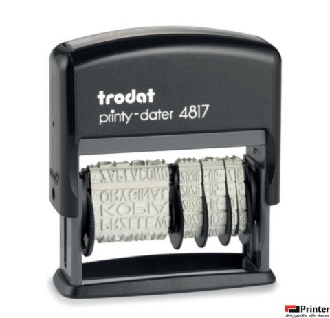 Datownik PRINTY z gotowymi hasłami, bez wkładki, 4817 POL/ISO