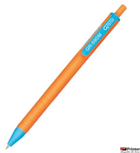 Długopis automatyczny niebieski 0,7 GRAND GR-590M 160-2184
