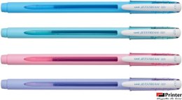 Długopis kulkowy różowa obudowa, niebieski SX-101 UNI Jetstream