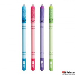 Długopis wymazywalny LOL, 0,5 mm, niebieski, Happy Color