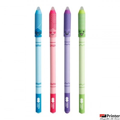 Długopis wymazywalny LOL, 0,5 mm, niebieski, Happy Color