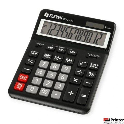 Eleven kalkulator biurowy CDC120BK