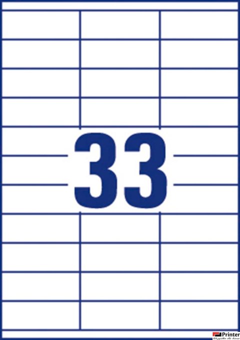 Etykiety uniwersalne ELA009 70 x 25,4 100 ark. Economy Europe100 by Avery Zweckform