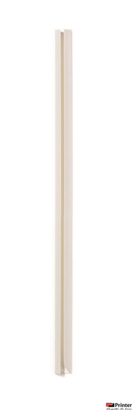 Grzbiety zaciskowe DURABLE A4/100 2912/02 biały 25szt 2912-02