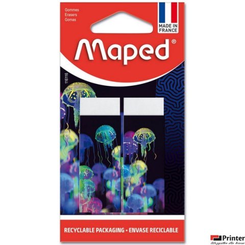 Gumka Deepsea 2 szt blister Maped 116116