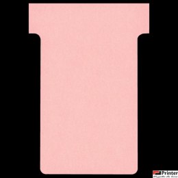 Karteczki T-Card Nobo, rozmiar 2, różowe 100 szt. 2002008