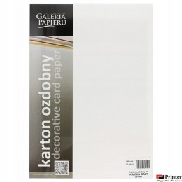 Karton ozdobny Kratka biały 20 szt./op. 240 g/m2