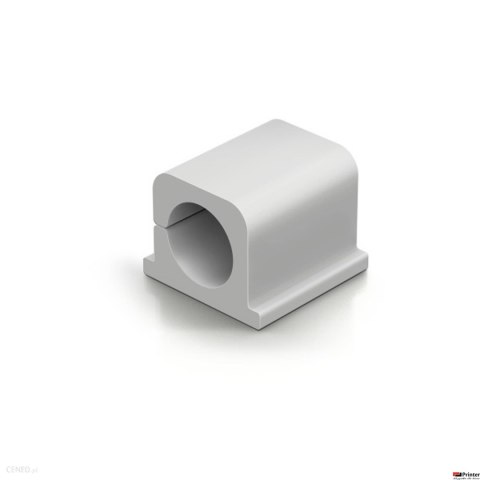 Klips samoprzylepny na 2 kable(4)szary 504310 CAVOLINE CLIP PRO DURABLE