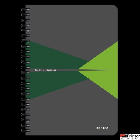 Kołonotatnik OFFICE PP A5 kratka zielony 44981055 LEITZ