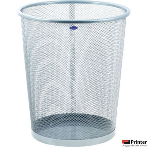 Kosz na papier siatka 12l srebrny GR-020 GRAND 120-1128