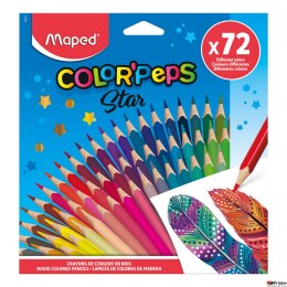 Kredki Colorpeps trójkatne 72szt 832072 MAPED