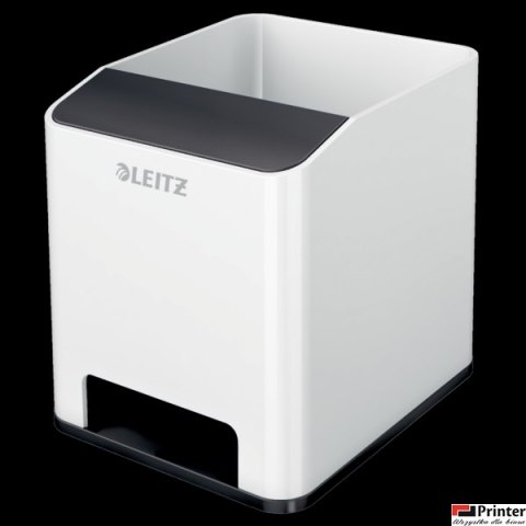 Kubek na długopisy Leitz WOW ze wzmacniaczem dźwięku, czarny 53631095 .