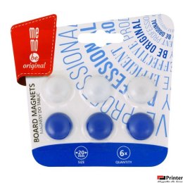 Magnesy MEMOBOARDS do tablic 6szt blister MB20B6 NR MM003-99