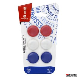 Magnesy do tablic MEMOBE, f30 mm, 6 szt. blister MM006-99