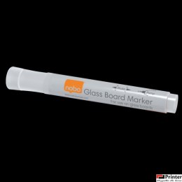 Markery Nobo do szklanych tablic, białe (4) 1905323 Nobo 1905323