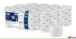 Papier toaletowy Tork, OptiServe/Mid-size, 2 warstwy, kolor biały, (24) bez gilzy, T7advanced 472630