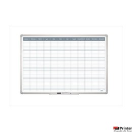 Planer roczny 90 x 60 cm, powierzchnia lakierowana, TP005 2x3