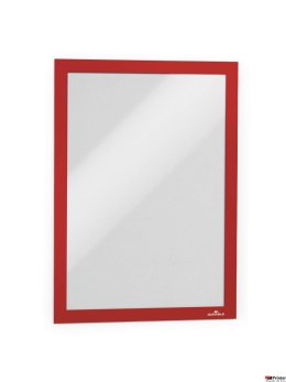 Ramka MAGAFRAME A4 - samoprzylepna magnetyczna czerwona DURABLE 4872-03