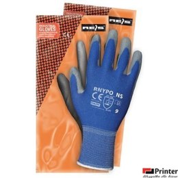 Rękawice powlekane niebiesko-szare Rozmiar 9 RNYPO