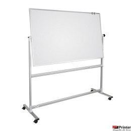 Tablica suchościeralno-magnetyczna ceramiczna obrotowo-jezdna biała 100 x 200 cm, TOS1020P3 2x3