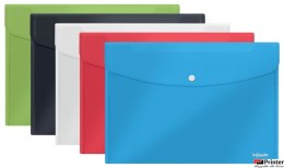 Teczka kopertowa Esselte Vivida A5 PP, mix kolorów 5 szt. 2115673