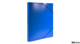 Teczka z gumką A4 PP pudło 2 cm niebieska TG-A4-02-01