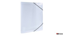 Teczka z gumką A4 PP pudło 2 cm przezroczysta TG-A4-02-03