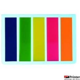 Zakładka indeksująca DOTTS 45x12 5x25kartek neonowa prosta