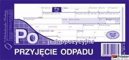 384-8 Przyjęcie odpadu jednopozycyjne Po
