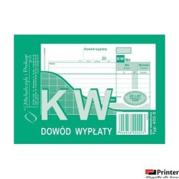 402-5 KW Dowód Wypłaty, A6 80 kartek, MICHALCZYK&PROKOP