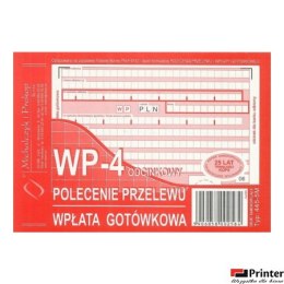 445-5M Polecenie przelewu (1+3), A6 80 kartek, MICHALCZYK&PROKOP