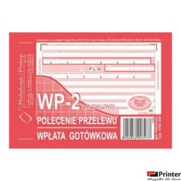 449-5M Polecenie przelewu (1+1), A6 80 kartek, MICHALCZYK&PROKOP