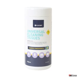 Chusteczki do czyszczenia plastików, szkła i obudów PLATINET PFS5855 100szt