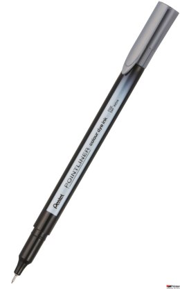 Cienkopis pointliner colour, szary z tuszem na bazie wody, S40-N PENTEL