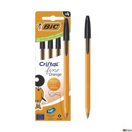Długopis BIC Cristal Original czarny Pudełko 4szt, 516335
