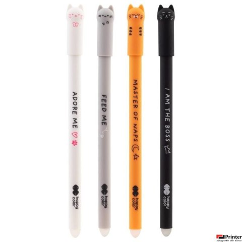 Długopis usuwalny kitty 0.5mm niebieski HAPPY COLOR 4120 01ki-3
