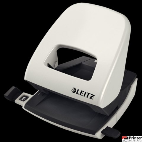 Dziurkacz duży metalowy Leitz, szary, 10 lat gwarancji, 30 kartek 50080085