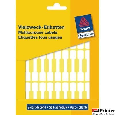 Etykiety cenowe do opisywania ręcznego, 924 etyk./op., 49 x 10 mm, białe, AVERY ZWECKFORM, 3335