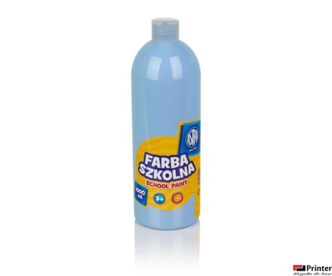 Farba szkolna Astra 1000 ml - błękitna, 301217059