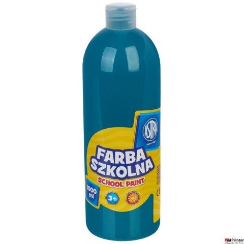 Farba szkolna Astra 1000 ml - turkusowa, 301217064