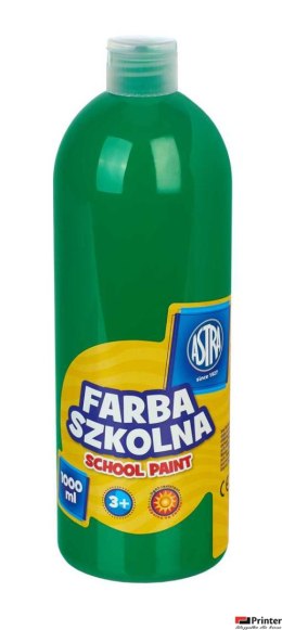 Farba szkolna Astra 1000 ml - zielona jasna, 301217051