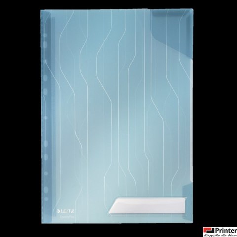 Folder Leitz Combifile, niebieski przezroczysty, folia 5 szt., 200 mic., 47260035