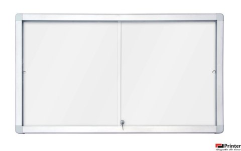Gablota magnetyczno-suchościeralna 2x3 94x68 (8xA4) z przesuwanymi drzwiami GS18A4PD