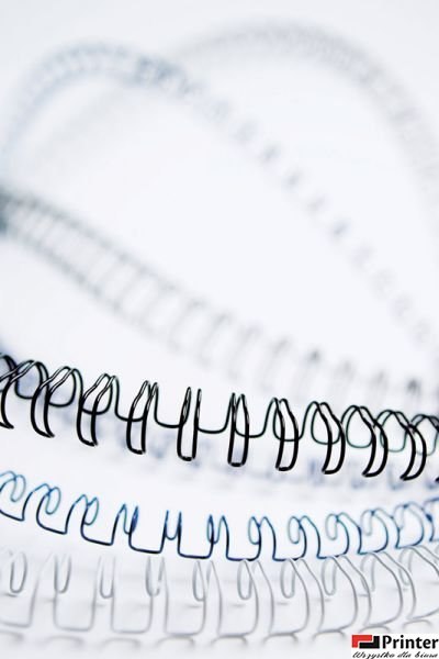 Grzbiety drutowe białe 8mm (100szt) 53258 FELLOWES (36-50 kartek) 5/16" skok 3:1